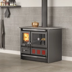 La Nordica ROSA XXL 5.0 - STEEL fatüzelésű tűzhely (11 kW)
