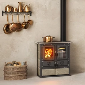 La Nordica ROSETTA 5.0 PETRA fatüzelésű tűzhely (7,9 kW)