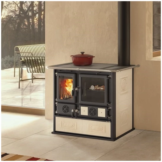 La Nordica ROSA 5.0 - CERAMICA fatüzelésű tűzhely (8,8 kW)