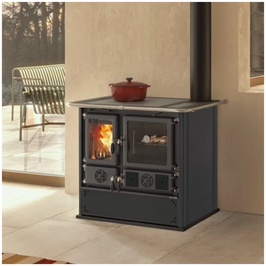La Nordica ROSA 5.0 - STEEL fatüzelésű tűzhely (8,8 kW)
