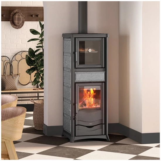 La Nordica ROSSELLA PLUS FORNO 5.0 - PETRA fatüzelésű kályha (9,4 kW)
