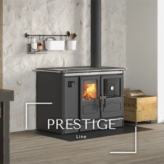 La Nordica SIERRA fatüzelésű tűzhely (15,4 kW)
