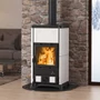 Kép 1/3 - La Nordica LORIET S DSA FEHÉR fatüzelésű kályha (16,8 kW)