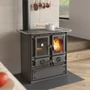 Kép 2/4 - La Nordica ROSETTA SINISTRA 5.0 STEEL fatüzelésű tűzhely (7,9 kW)