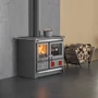 Kép 1/2 - La Nordica ROSA L 5.0 STEEL fatüzelésű tűzhely (9,5 kW)