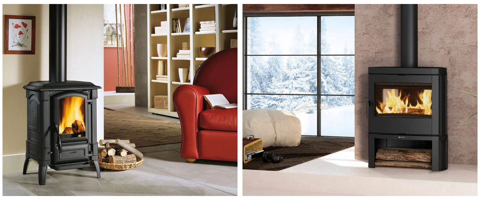 Öntöttvas fatüzelésű kályhák